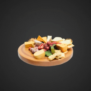 Artistic Cheese Platter