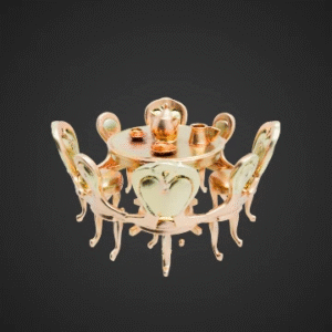 Charming Vintage Tea Set Furniture