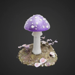 Spore-Casting Toadstool