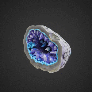 Stylized Geode Cross-section