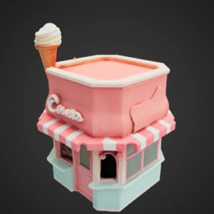 Retro Ice Cream Parlor