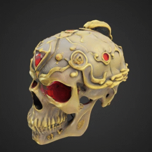 Gilded Skull of the Warlock