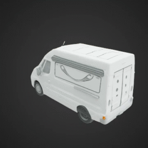 Low-Poly Delivery Van