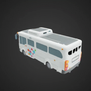 Low-Poly City Bus