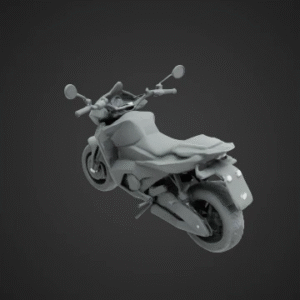 Low-Poly Motorcycle
