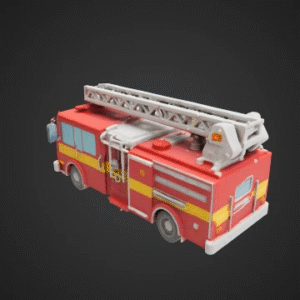 Low-Poly Fire Truck