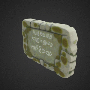 Rune-Inscribed Stone Tablet