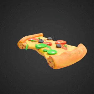 Animated Pizza Slice