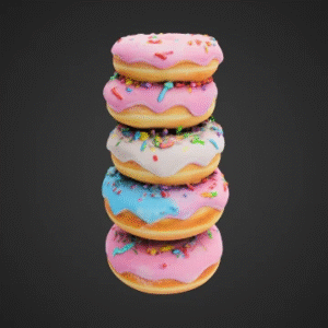 Quirky Donut Tower