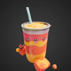Cute Fruit Smoothie Cup