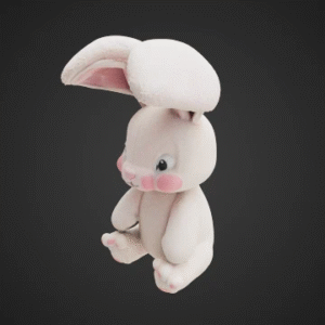 Plush Bunny Creature