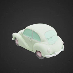 Low-Poly Classic Car