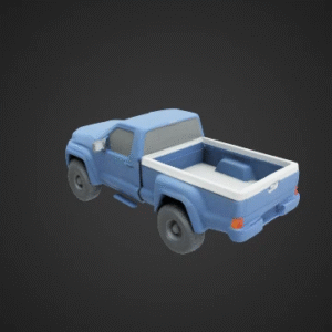 Low-Poly Pickup Truck