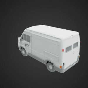 Low-Poly Cargo Van