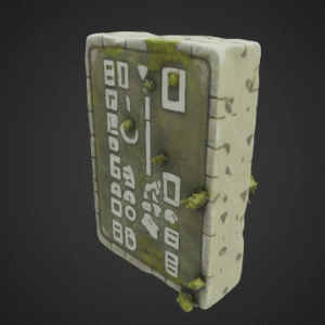 Rune-inscribed Stone Tablet