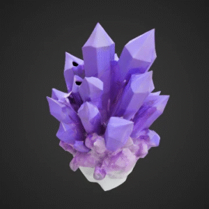 Cartoonish Crystal Cluster