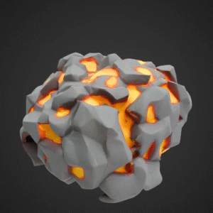 Stylized Lava Rock